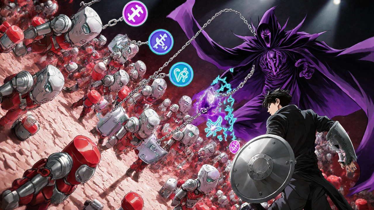 Hero confronts medication icons while goldenseal spirit chains liver enzymes, showing drug level spikes.