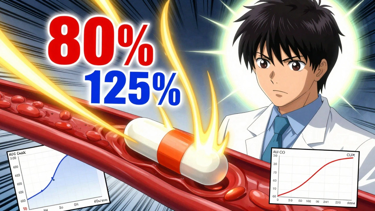 The 80-125% Rule: How Bioequivalence Confidence Intervals Ensure Generic Drugs Work Like Brand Names