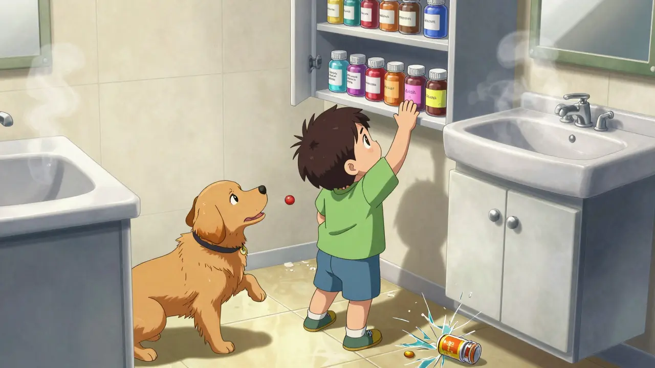 How to Keep Medications Away from Children and Pets at Home