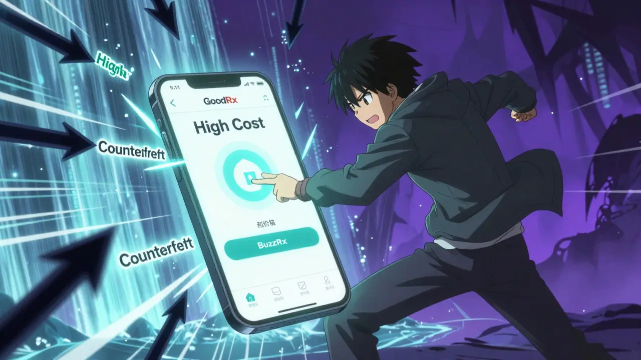 Anime hero using app to block high medication costs