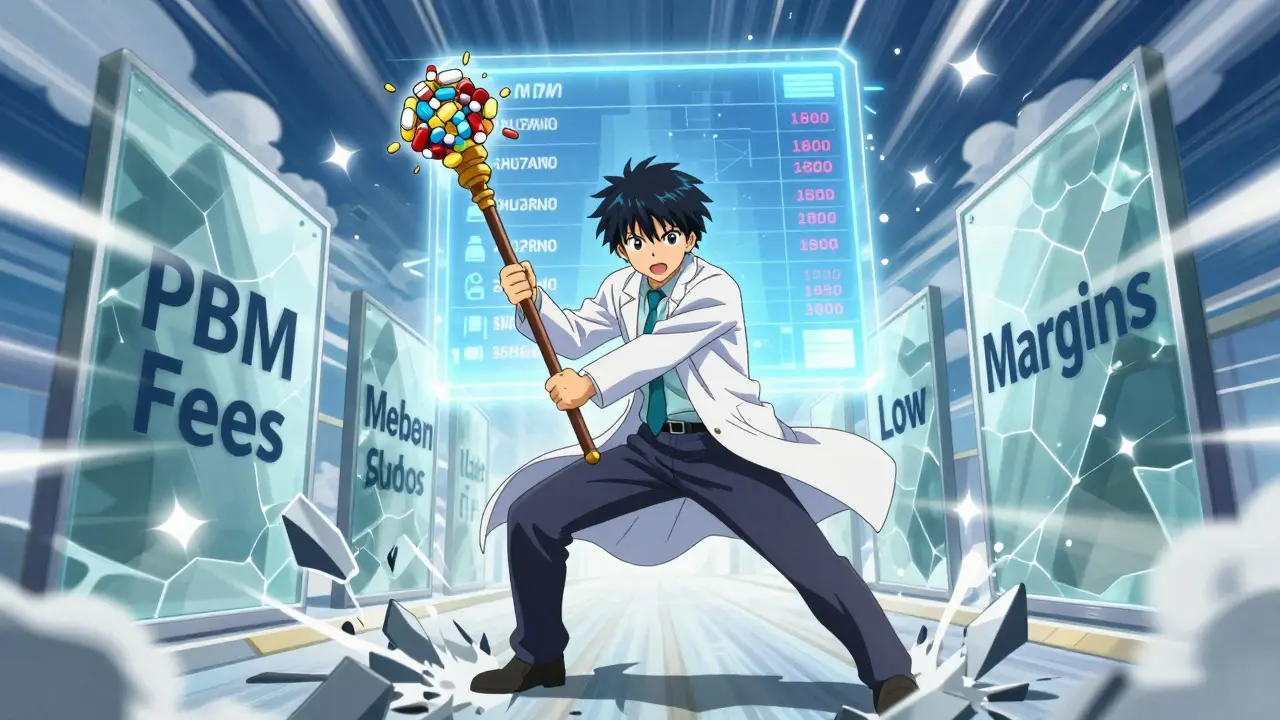 Heroic pharmacist breaking financial barriers with new revenue strategies